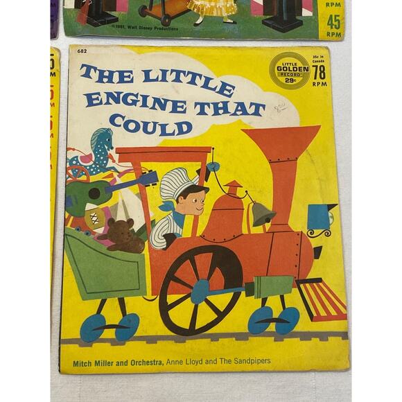 4 vintage Little Golden Records 1960s - Picture 5 of 11